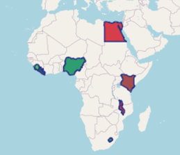 World Map Coverage